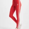Adidas Originals Damen Legging 3 Stripes In Rot