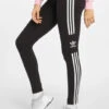 Adidas Originals Damen Legging Trefoil In Schwarz