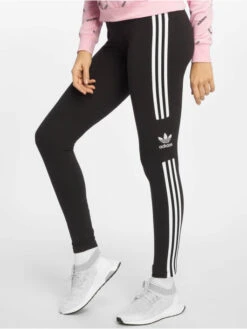 Adidas Originals Damen Legging Trefoil In Schwarz