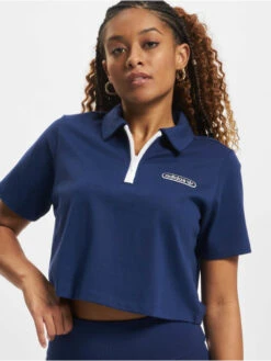 Adidas Originals Damen Poloshirt Polo In Blau