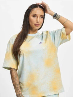 Adidas Originals Damen T-Shirt Originals Aop In Blau