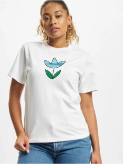 Adidas Originals Damen T-Shirt Graphic In Weiß