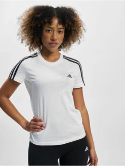 Adidas Originals Damen T-Shirt 3s In Weiß