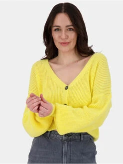 Damen Strickjacke Krissyak In Gelb