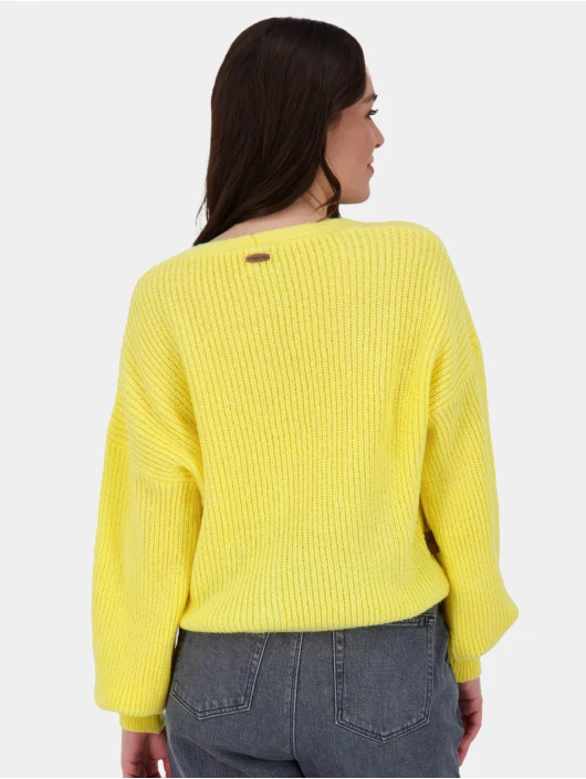 Damen Strickjacke Krissyak In Gelb 2 Damen Strickjacke Krissyak In Gelb – Bild 2