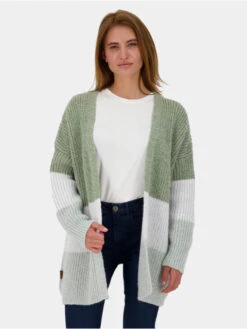 Damen Strickjacke Maleaak In Grün