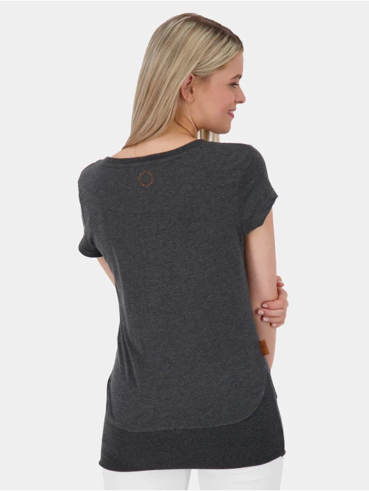 Damen T-Shirt Coco A In Grau 2 Damen T-Shirt Coco A In Grau – Bild 2