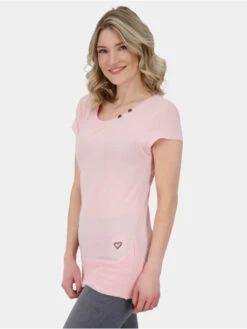 Damen T-Shirt Bund A In Rosa
