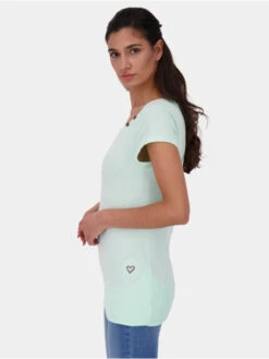 Damen T-Shirt Bund A In Türkis