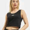 Alpha Industries Damen Tank Tops Basic Crop-Tank In Schwarz