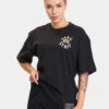 Damen T-Shirt Senya Oversized In Schwarz