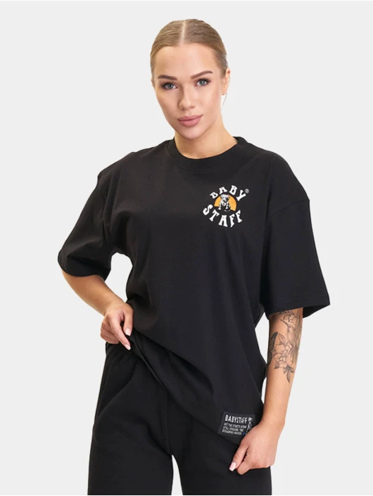 Damen T-Shirt Senya Oversized In Schwarz 1 Damen T-Shirt Senya Oversized In Schwarz