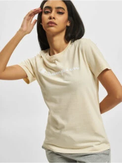 Champion Damen T-Shirt American Classics In Beige