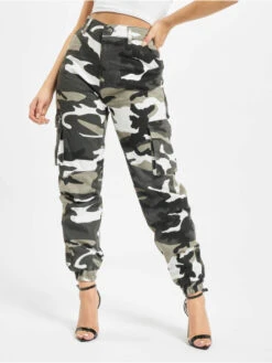 DEF Damen Cargohose Ruby In Camouflage