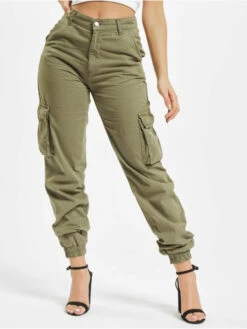 DEF Damen Cargohose Ruby In Olive