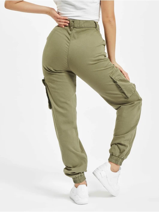 DEF Damen Cargohose Ruby In Olive 2 DEF Damen Cargohose Ruby In Olive – Bild 2