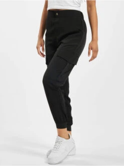 DEF Damen Cargohose Marja In Schwarz
