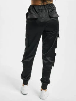 DEF Damen Cargohose Nola In Schwarz -URBAN CLASSICS Verkaufsgeschäft def cargohose schwarz 783340 1