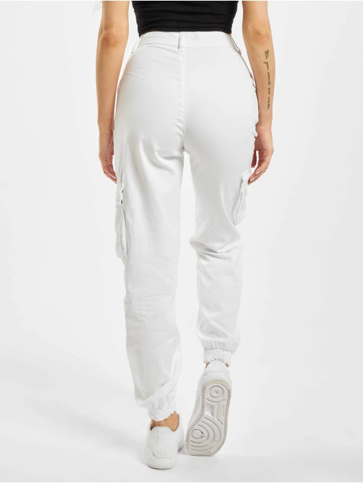 DEF Damen Cargohose Ruby In Weiß 2 DEF Damen Cargohose Ruby In Weiß – Bild 2