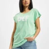 DEF Damen T-Shirt Sizza In Grün
