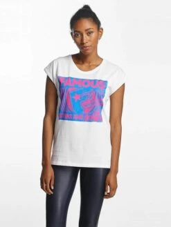 Damen T-Shirt Loud And Clear In Weiß