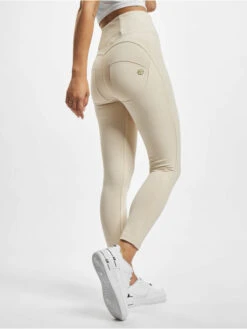 Freddy Damen Legging Wrup High Cotton 7/8 In Beige