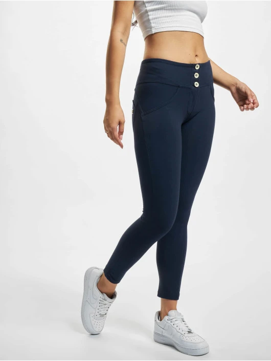 Freddy Damen Legging Wrup Medium Cotton 7/8 In Blau 2 Freddy Damen Legging Wrup Medium Cotton 7/8 In Blau – Bild 2