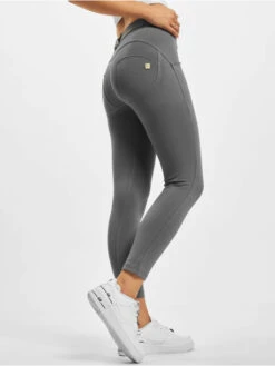 Freddy Damen Legging Wrup Regular Cotton 7/8 In Grau