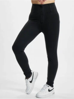 Freddy Damen Legging Wrup High Denim 7/8 In Schwarz -URBAN CLASSICS Verkaufsgeschäft freddy legging schwarz 887269 1