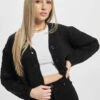 Damen Strickjacke DOB Kurzer Strick In Schwarz