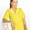 Glamorous Damen Hemd Ladies In Gelb