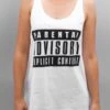 Mister Tee Damen Tank Tops Parental Advisory In Weiß