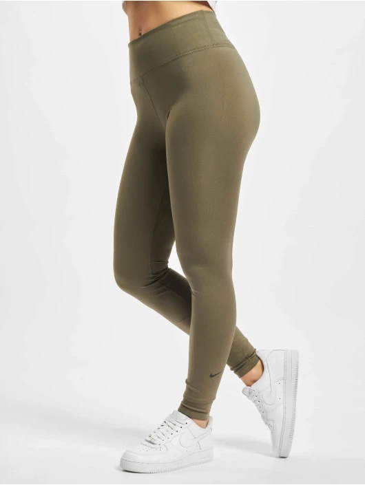 Nike Damen Legging One In Olive 1 Nike Damen Legging One In Olive