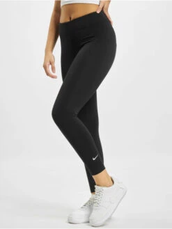 Damen Legging Nike Sportswear Essential 7/8 MR In Schwarz