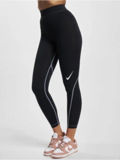 Nike Damen Legging Sportswear Swoosh Gx In Schwarz