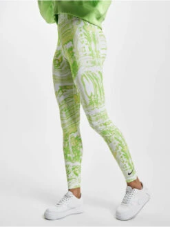 Nike Damen Legging Nsw Print In Weiß