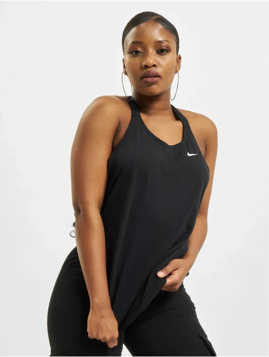Nike Damen Tank Tops W Nk Dry Ess Elastika In Schwarz 1 Nike Damen Tank Tops W Nk Dry Ess Elastika In Schwarz