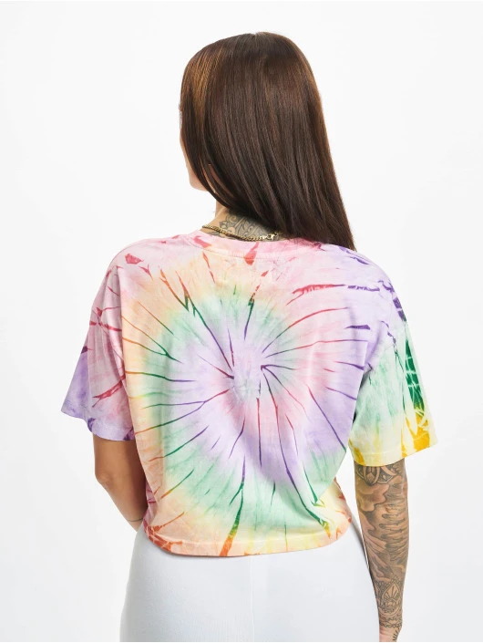 Damen T-Shirt Ladies Do Nothing Club Cropped In Bunt 2 Damen T-Shirt Ladies Do Nothing Club Cropped In Bunt – Bild 2