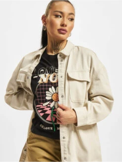 ONLY Damen Hemd Kasia Oversize In Grau