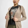 ONLY Damen Strickjacke Lesly Open In Beige