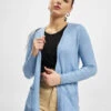 ONLY Damen Strickjacke Lesly Open In Blau