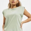 ONLY Damen T-Shirt OnlAmy Padded Shoulder In Grün