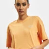 ONLY Damen T-Shirt May Y Cropped In Orange