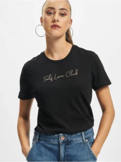 ONLY Damen T-Shirt Rikki In Schwarz