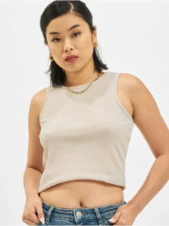 ONLY Damen Tank Tops OnlNuvella Life In Beige