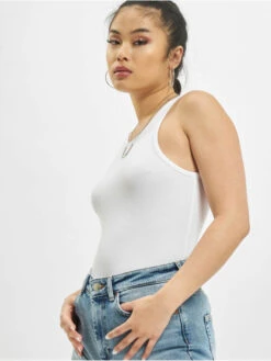 ONLY Damen Tank Tops OnlKenya Life Rib Noos In Weiß