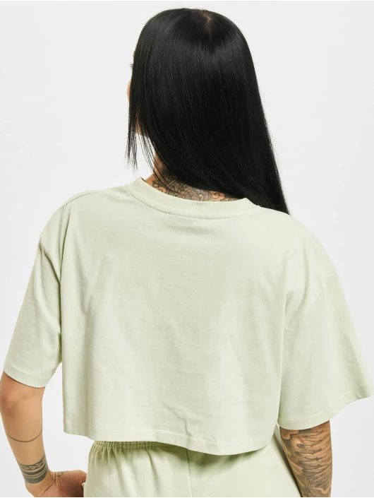 Pegador Damen T-Shirt Layla Oversized Cropped In Grün 2 Pegador Damen T-Shirt Layla Oversized Cropped In Grün – Bild 2