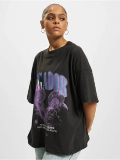 Pegador Damen T-Shirt Nybro Heavy Oversized In Schwarz