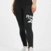 Reebok Damen Legging Identity Big Logo Cotton In Schwarz