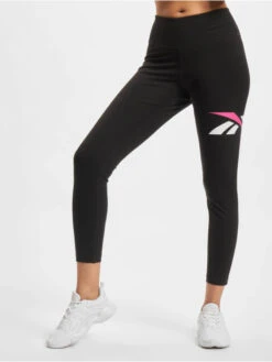 Reebok Damen Legging TE Vector In Schwarz